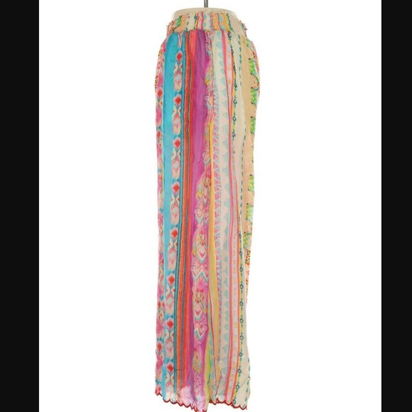 Johnny Was Mariah Ikat-Print Pants - Picture 6 of 8